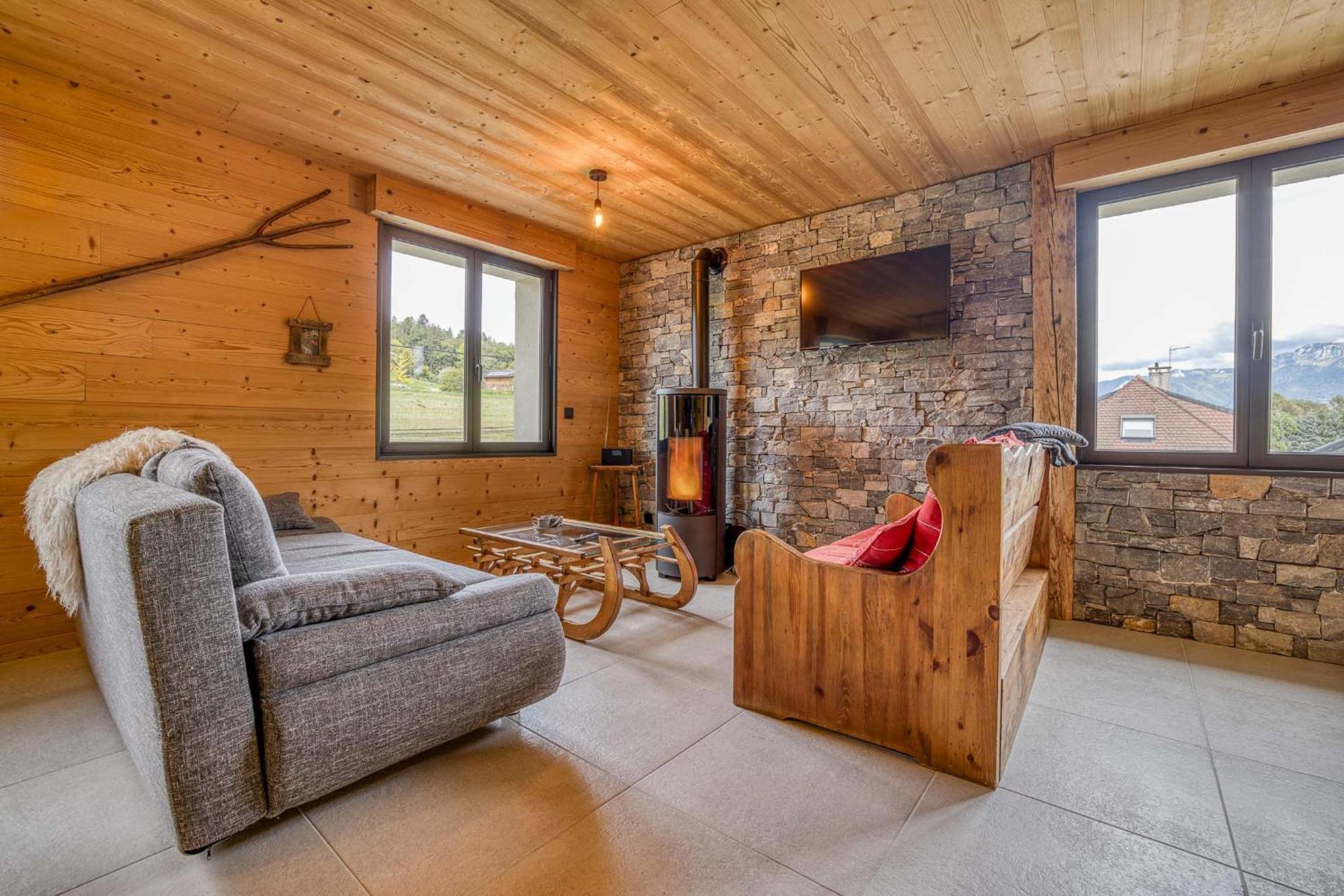 Apartament L'Ecureuil, Chez Le Charpentier D'Antan, La Chaleur Du Bois, Le Calme De La Campagne Epagny Metz-Tessy Zewnętrze zdjęcie